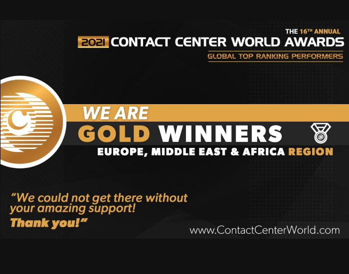 VOXYS побеждает в премии Contact Center World 2021
